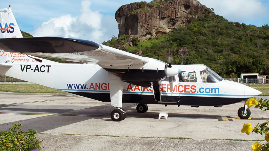 Flying to Anguilla